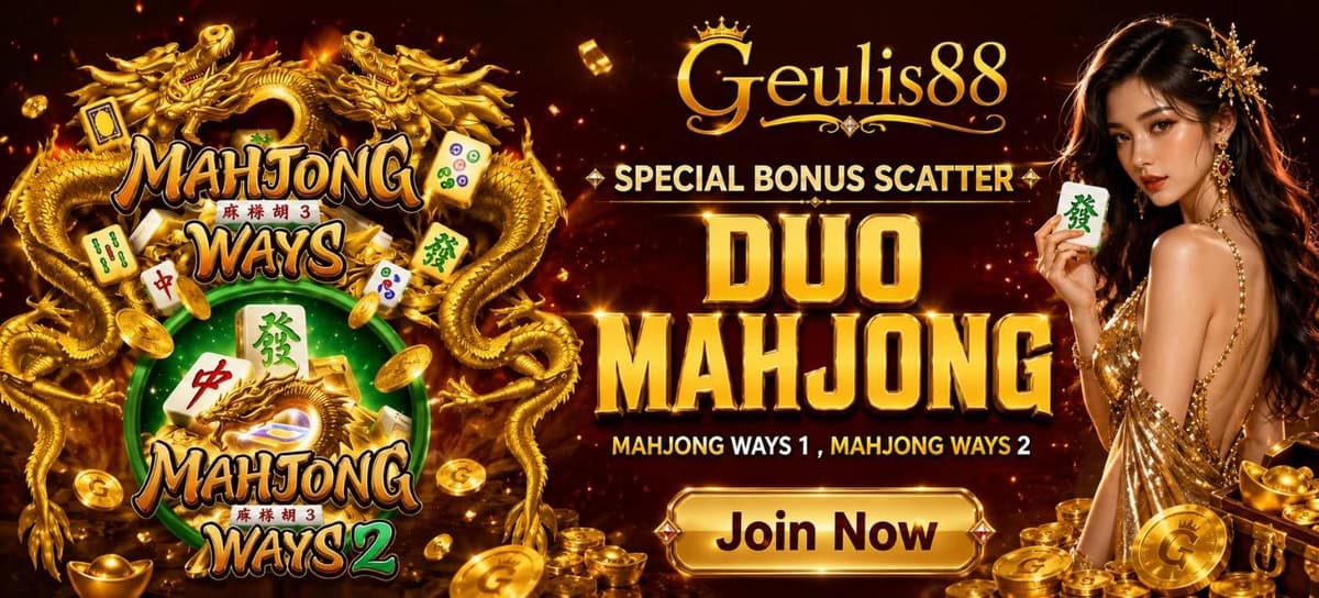 Promo SPECIAL BONUS SCATTER DUO MAHJONG