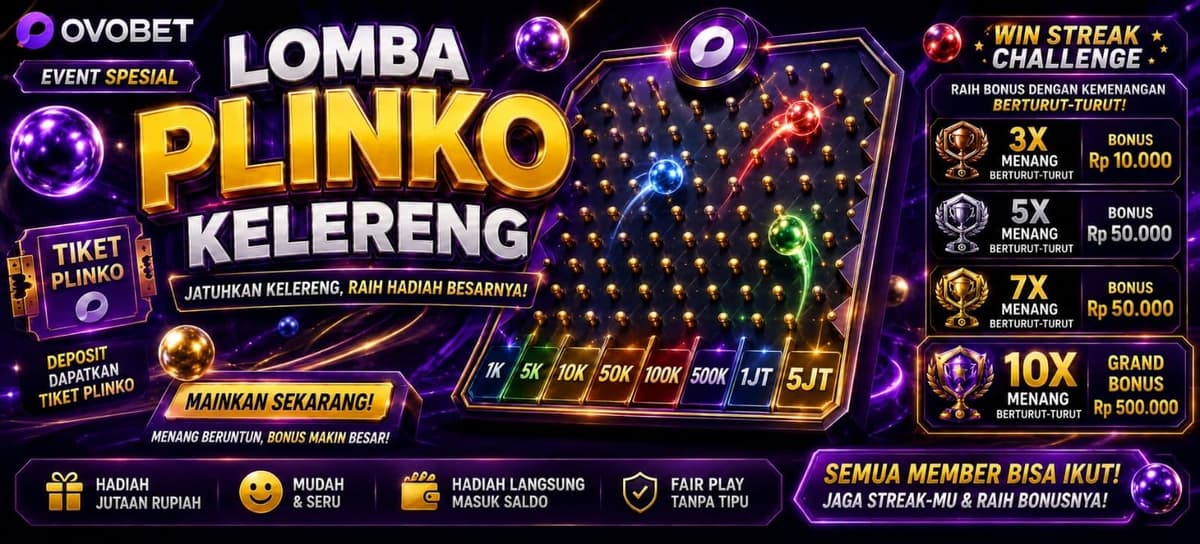 OVOBET PLINKO WIN STREAK CHALLENGE