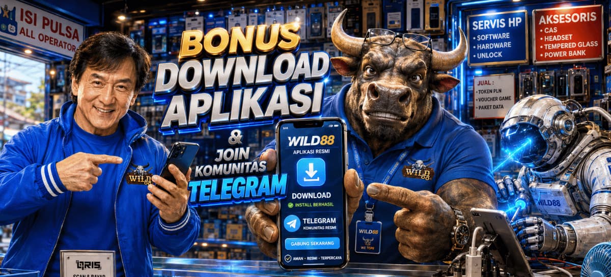Promo BONUS DOWNLOAD APLIKASI WILD88 & JOIN KOMUNITAS TELEGRAM