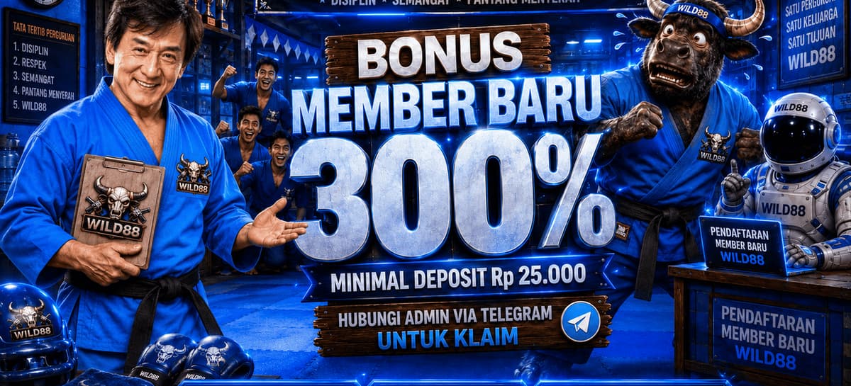 Promo BONUS MEMBER BARU 300%