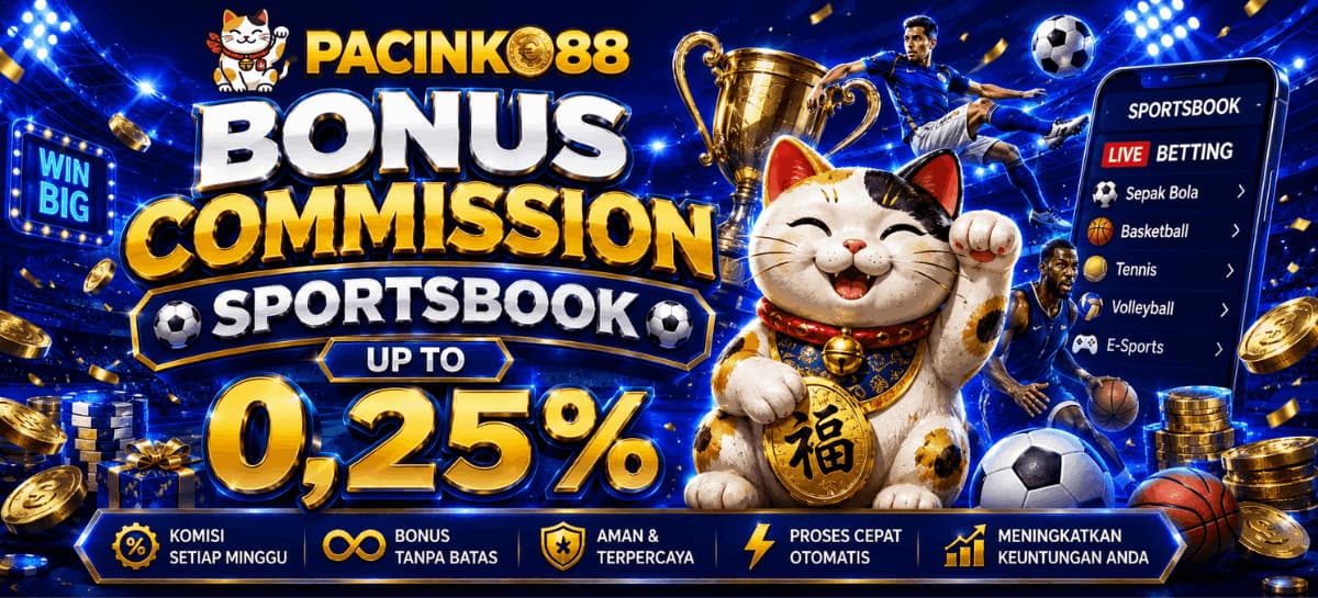 BONUS COMMISSION SPORTBOOK 0,25% Banner