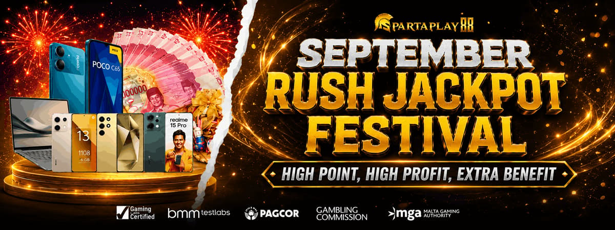 Promo SEPTEMBER JACKPOT RUSH FESTIVAL 2026 EDITION