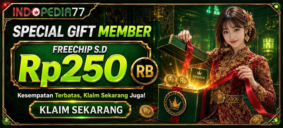 Promo BONUS FREECHIP INDOPEDIA77