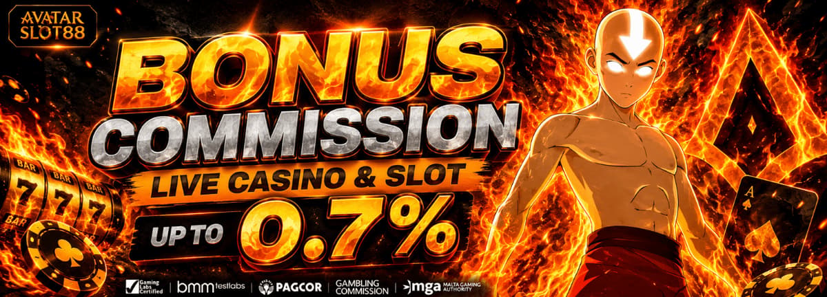 Promo Bonus Commission Live Casino & Slot Up To 0.7%
