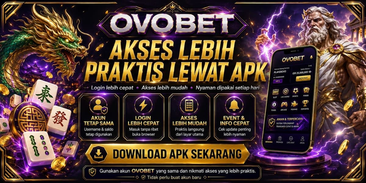 APK OVOBET Banner