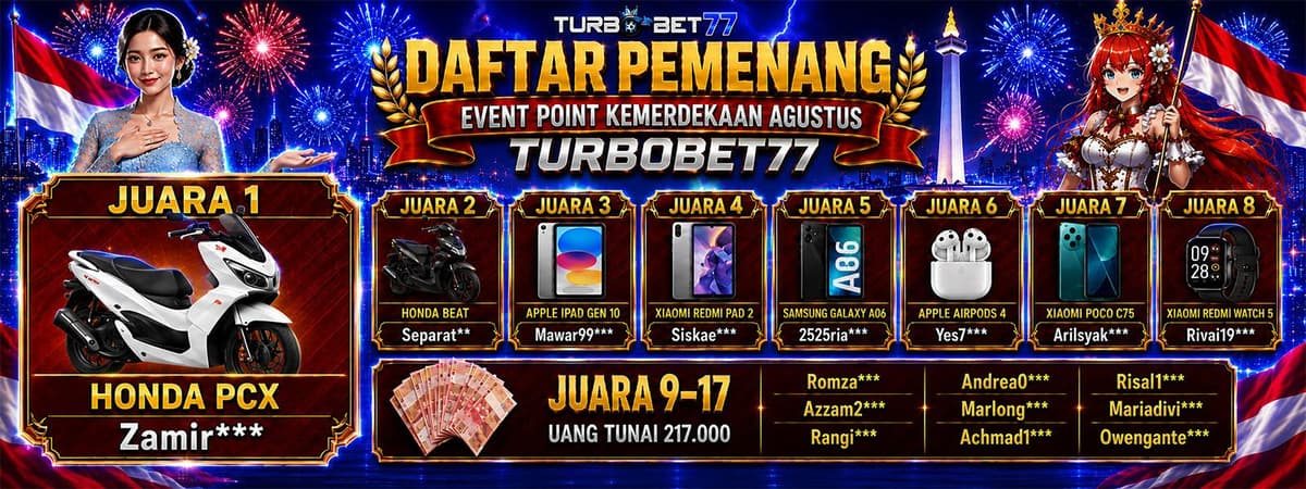 PEMENANG EVENT POINT KEMERDEKAAN Banner