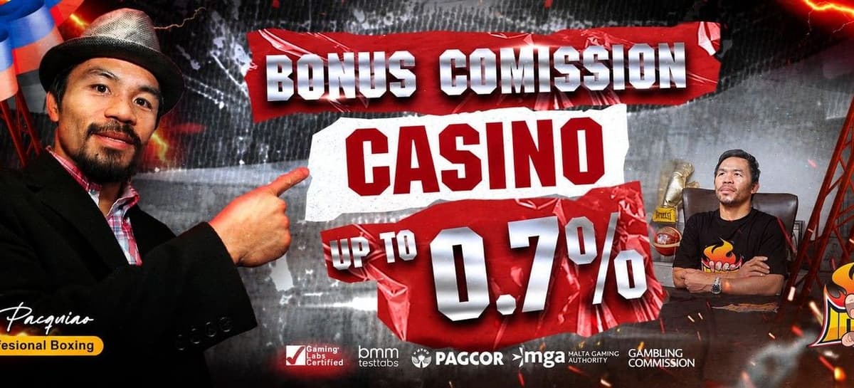 Promo Bonus Comission Casino Up To 0.7%