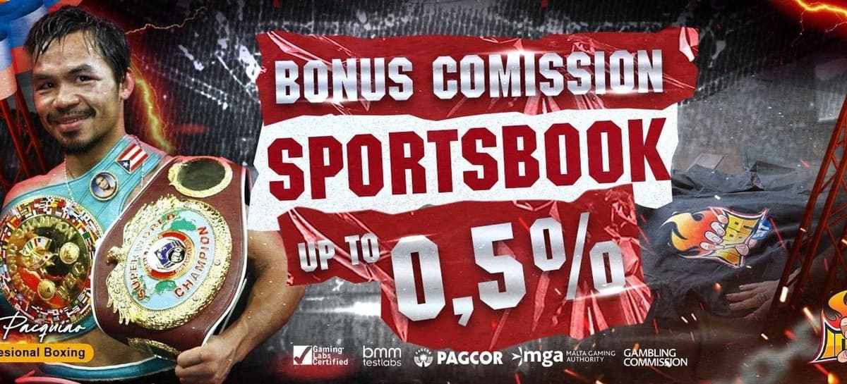 Promo Bonus Commission Sports Up To 0.5%