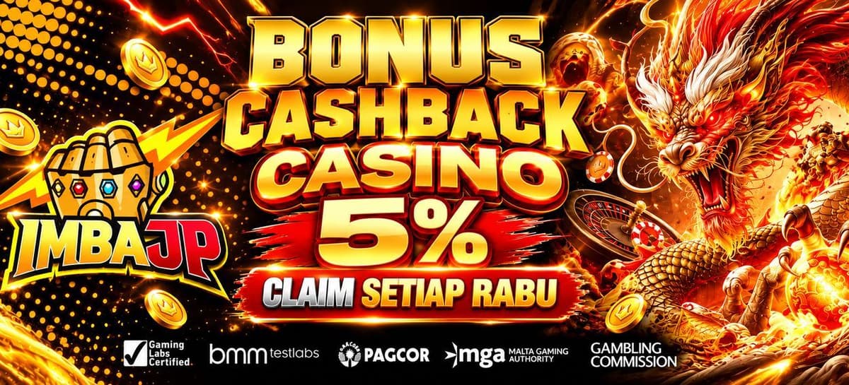 BONUS CASHBACK CASINO 5%
