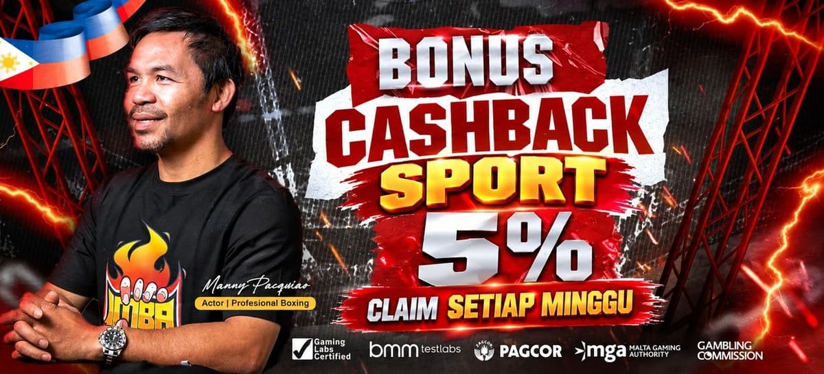 Promo BONUS CASHBACK SPORT 5%