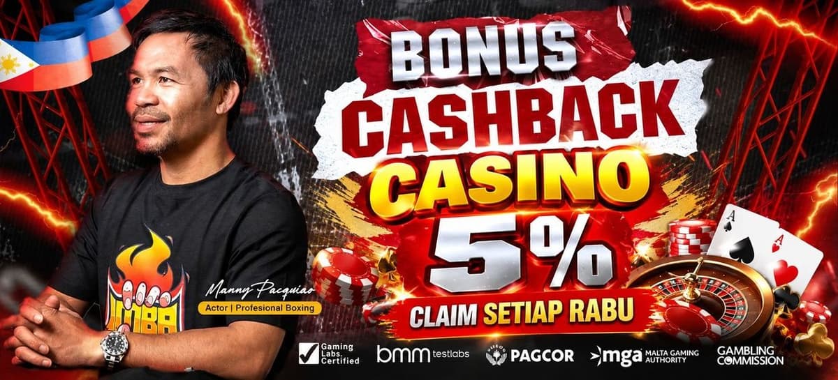 Promo BONUS CASHBACK CASINO 5%