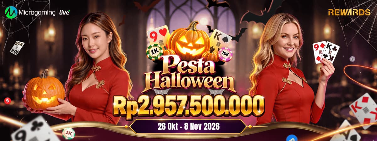 Micro Gaming - Halloween Party Banner