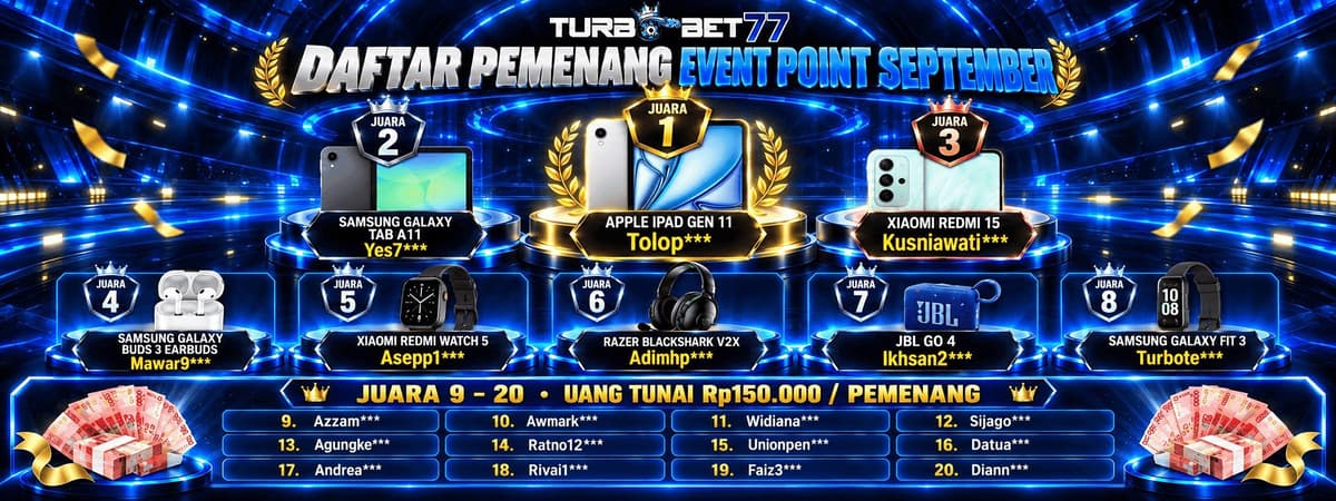 PEMENANG EVENT SEPTEMBER Banner