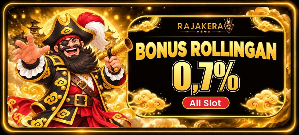Promo Bonus Rollingan Slot Games 0.7%