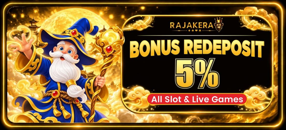 Promo Bonus Deposit 5% (Total 1 Juta)