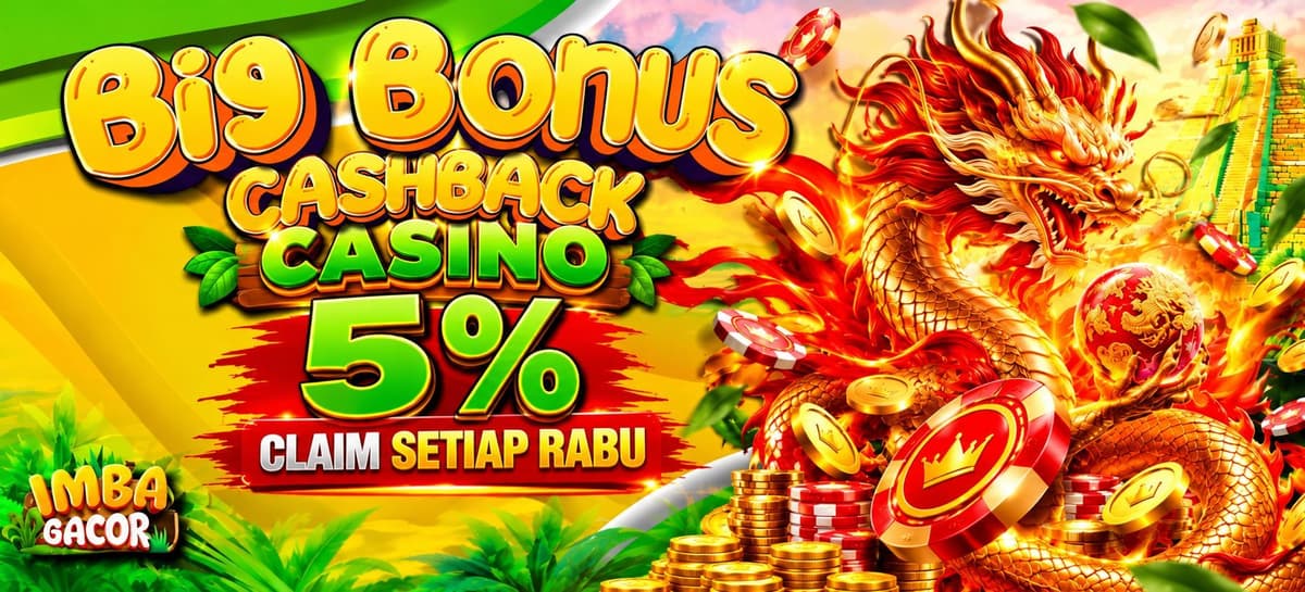 Promo BONUS CASHBACK CASINO 5%