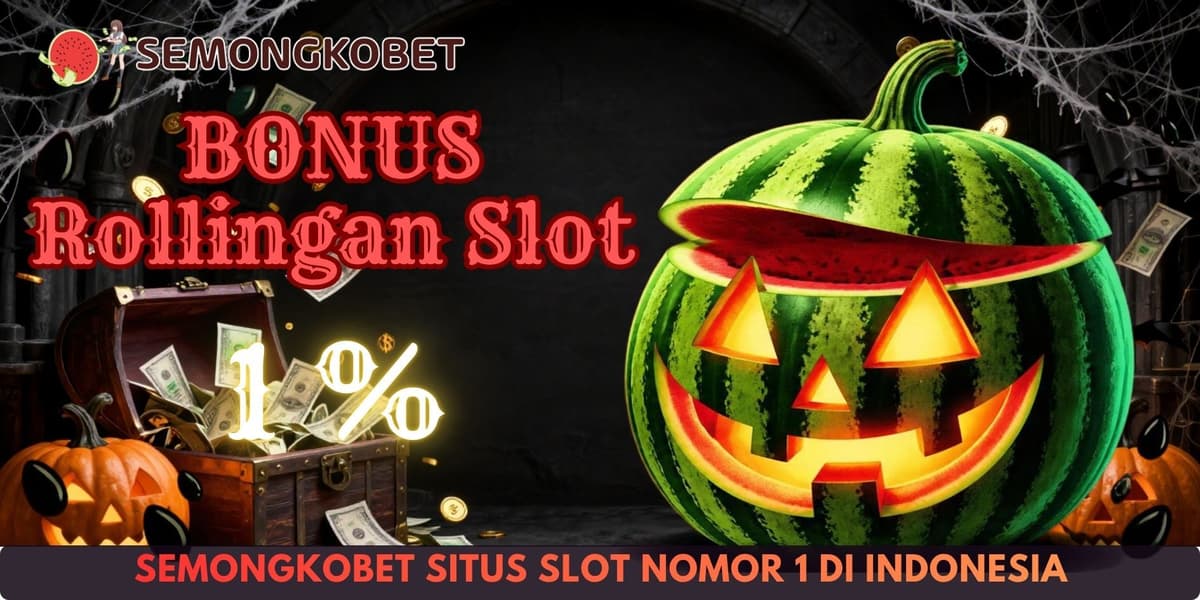 Promo BONUS ROLLINGAN SLOT 1% 