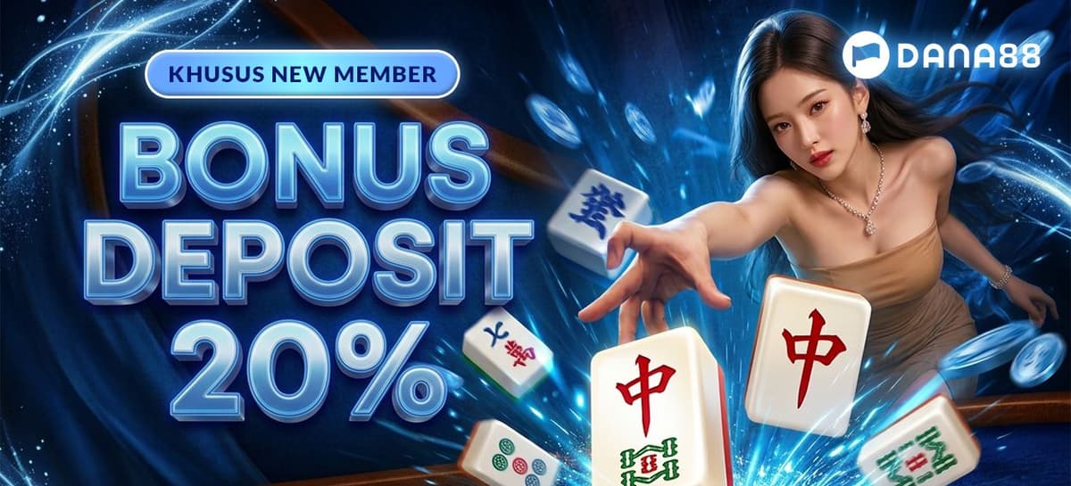 Bonus Deposit New Member 20% 