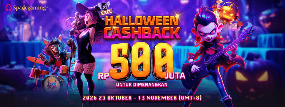 Spade Gaming - Halloween Cashback Banner